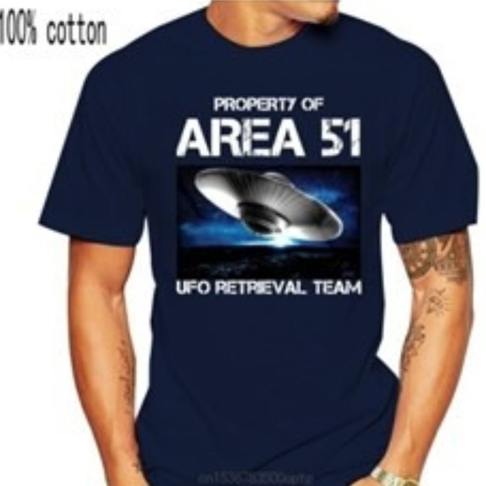 NWT Property of Area 51 UFO Retrieval Team T-Shirt